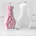 3D Virgin Mary Silicone Candle Mold – DIY Religious Craft Mold