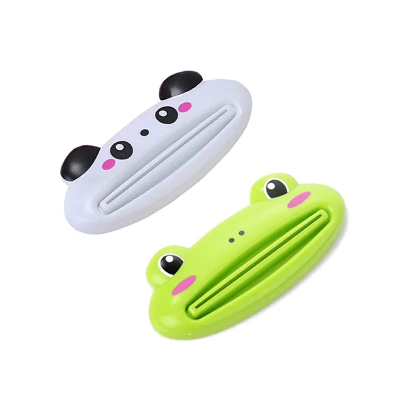 1/2/3pcs Cute Animal Multifunction Squeezer / Toothpaste Squeezer Home Commodity Bathroom Tube Cartoon Toothpaste Dispenser Oasis Select 2pcs mix 5