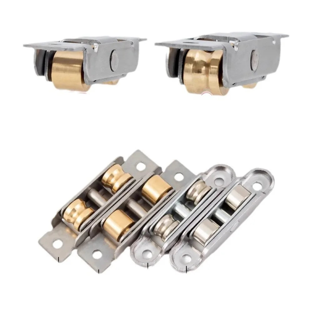 1Pc Stainless Steel Window Pulley Glass Upperand Down Sliding Door Roller Runner Mute Wheel Track Pulley Furniture Oasis Select
