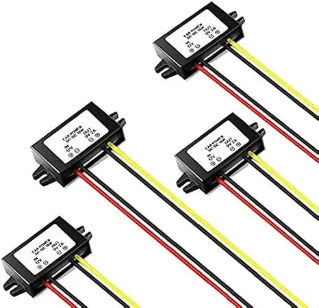 High Efficiency DC/DC Converter 12V Step Down To 9V 2A 18W Power Supply Module Waterproof Buck Voltage Reducer For Car Device Oasis Select 12V to 9V 2A