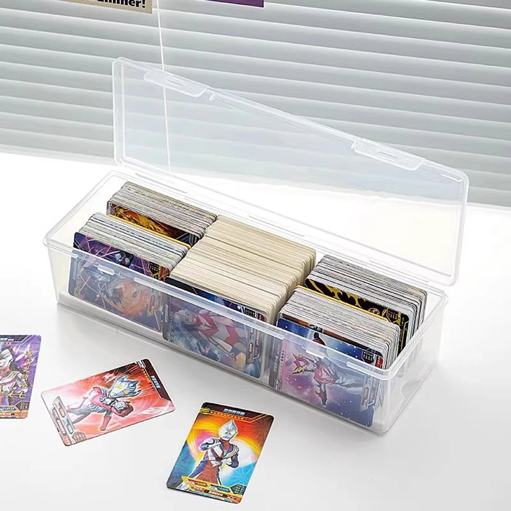 Card Storage Box with Dividers – Holds 550+ TCG Cards