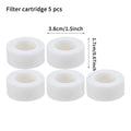 360° Kitchen Faucet Aerator, Water Saving Nozzle Sprayer with Swivel, Adjustable Tap Head Filter for Sink Extension Filter Eau Oasis Select B 5 filter cotton