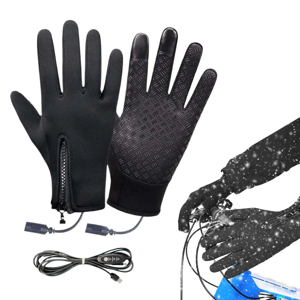 Heated Gloves for Women Heated Riding Gloves Hand Warmer 3 Modes Touchscreen Mittens for Women Sports Camping Driving Running Oasis Select