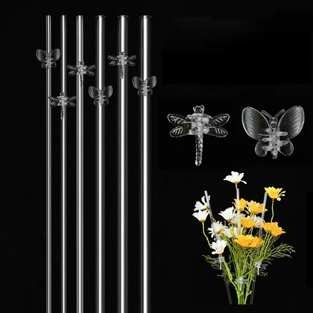 10Pcs Plant Clips Vine Clamp Plant Vine Climbing Fixed Support For Grafting Tomato Butterfly Orchid Flowers Clip Garden tools Oasis Select