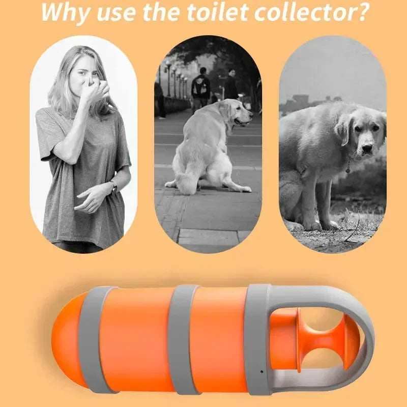 Pet Excrement Shovel Picker Zero-contact Pet Toilet Picker Walking Dog Excrement Picker Garbage Bag Dispenser Dog Accessories Oasis Select
