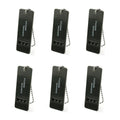 1/3/6PCS Loud Emergency Whistle Plastic Survival Whistle for Hiking Self Defense Flat Keychain Safety Alert Rescue Gear Oasis Select 6pcs