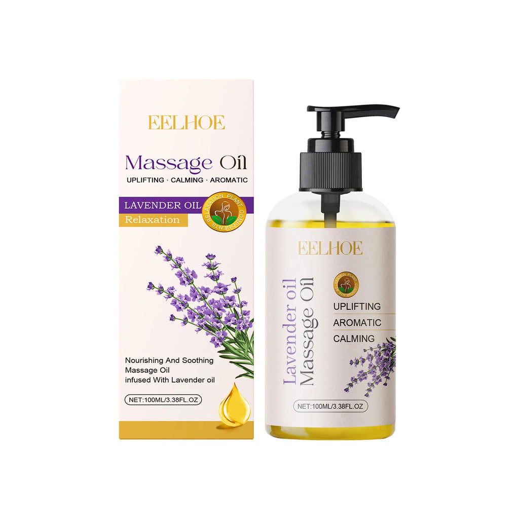 EELHOE Body Oil – Massage, Muscle Relief & Firming 100ml Massage Body Oil Oasis Select lavender