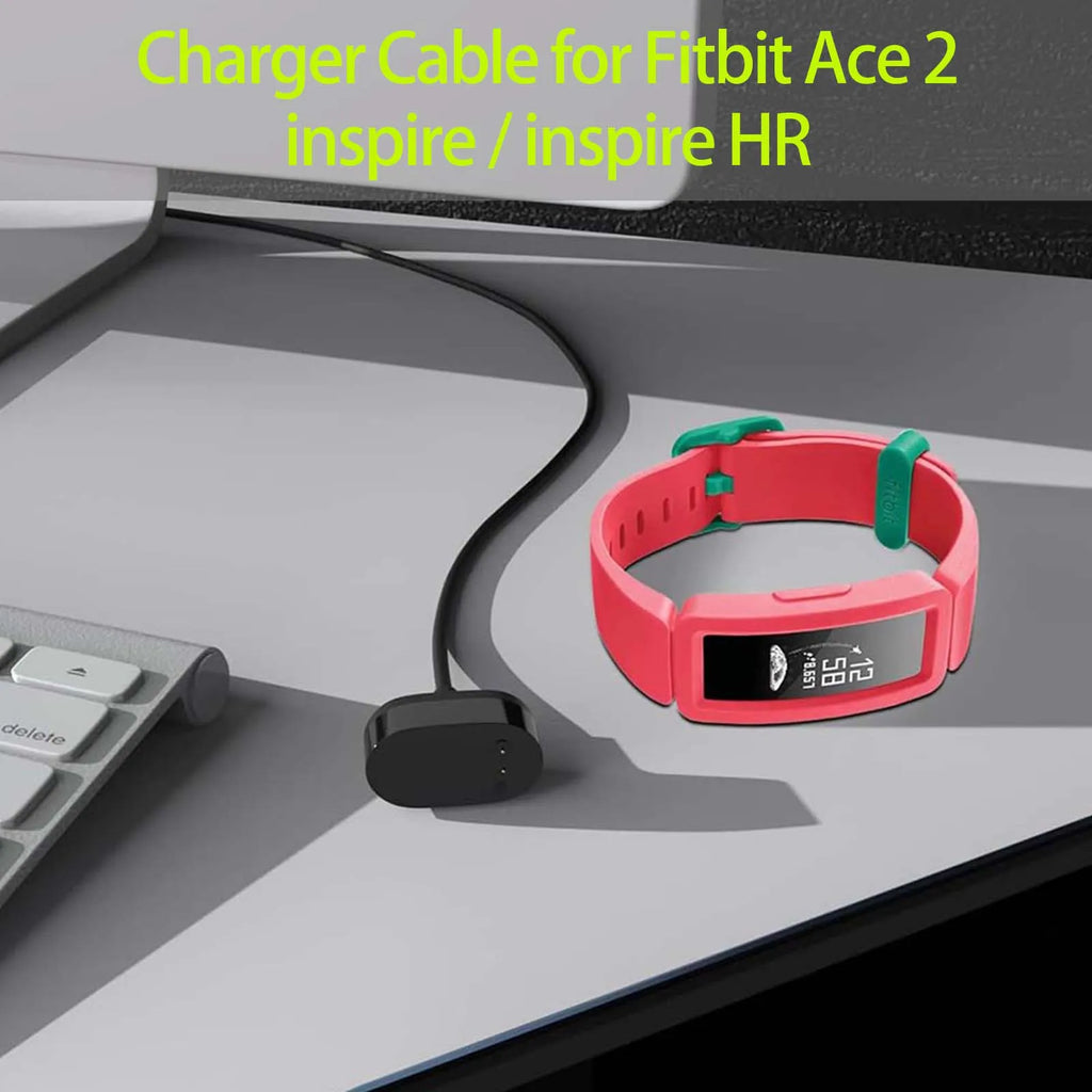 Fitbit Inspire HR, Inspire & Ace 2 Replacement USB Charger Cable Smartwatch Charger Cable Oasis Select