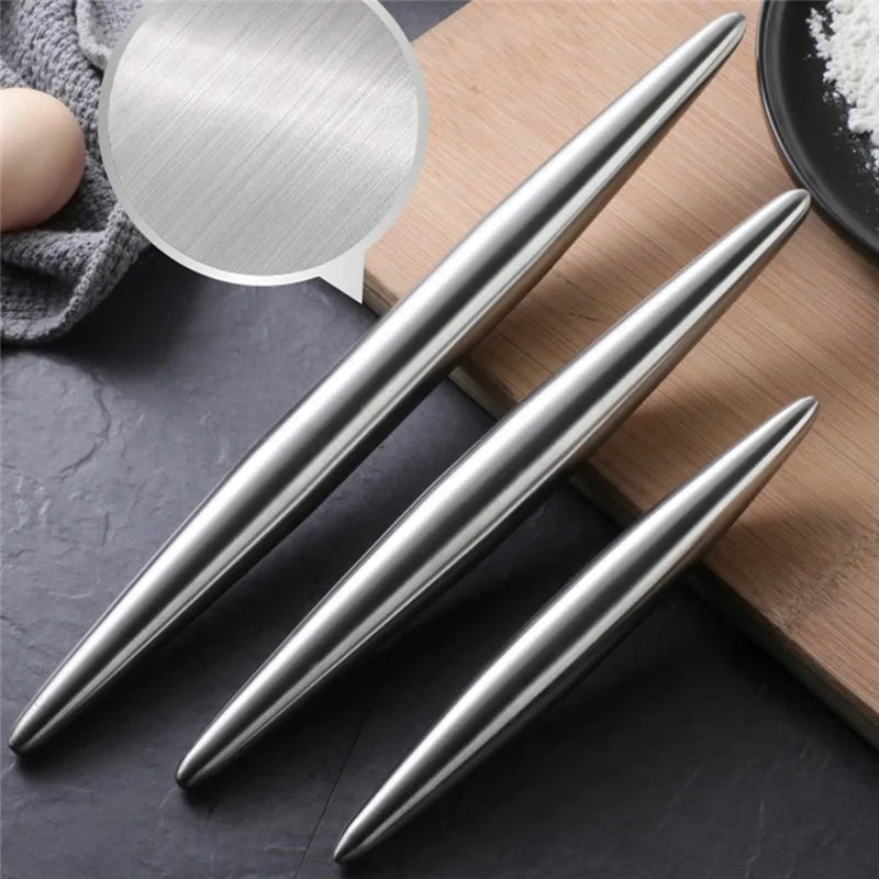 Stainless Steel Rolling Pin – Non-Stick Dough Roller for Baking Rolling Pin Oasis Select