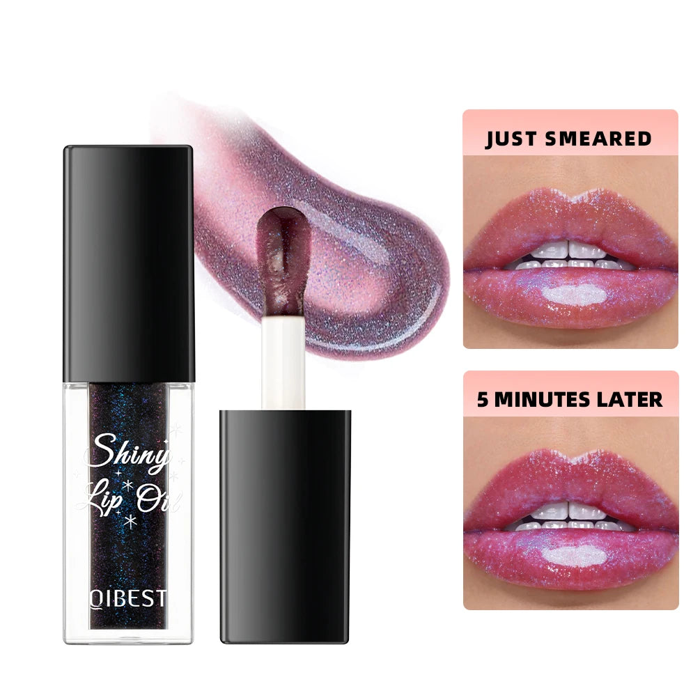 QIBEST Color-Changing Diamond Mirror Lip Gloss Oil | 4.6ml