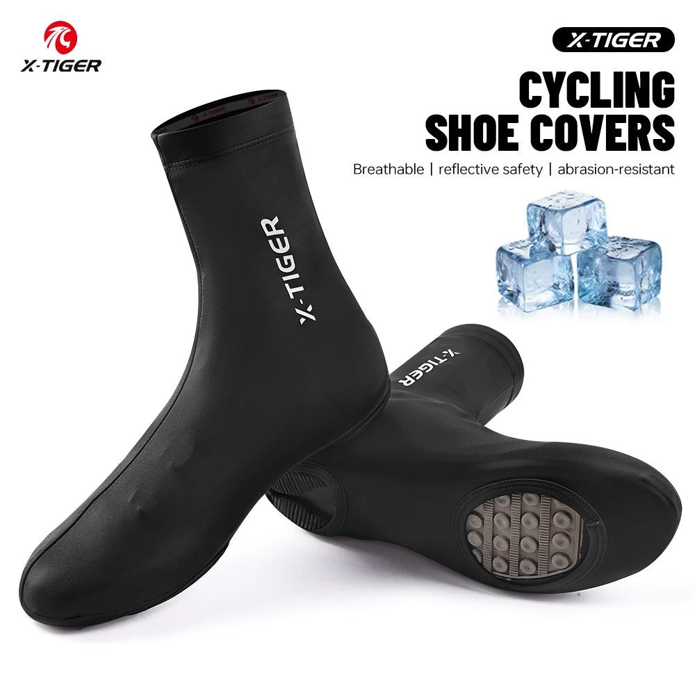 X-TIGER Bicycle Overshoes Sun Protection Summer Cycling Shoe Covers Windproof Dustproof Outdoor MTB Road Shoe Covers Breathable Oasis Select XM-DPXT-42601 XL