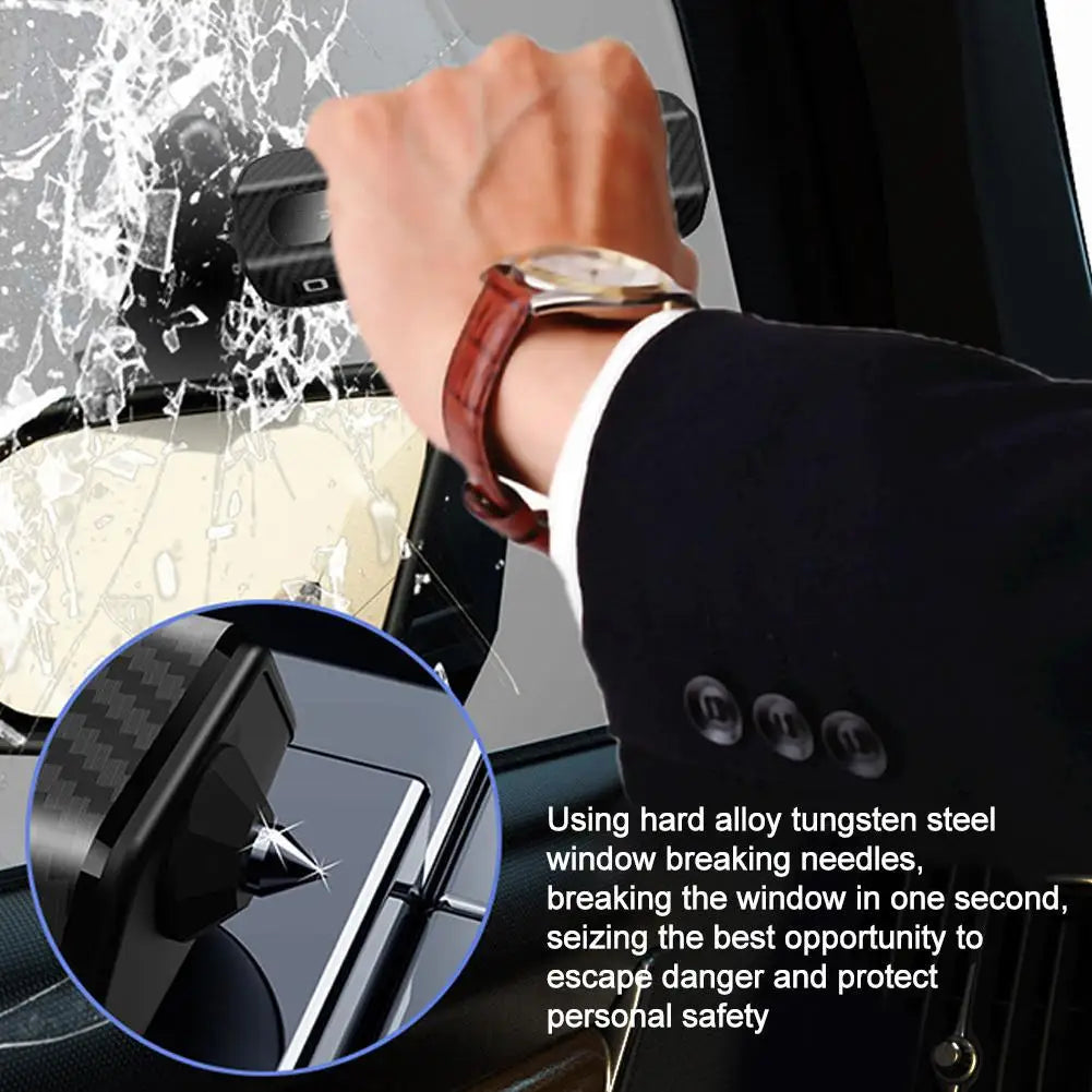 Multi-functional Auto Parking Number 2-in-1 Safety Window Breaker Interior Phone Number Car Decoration Temporary License Plate Oasis Select