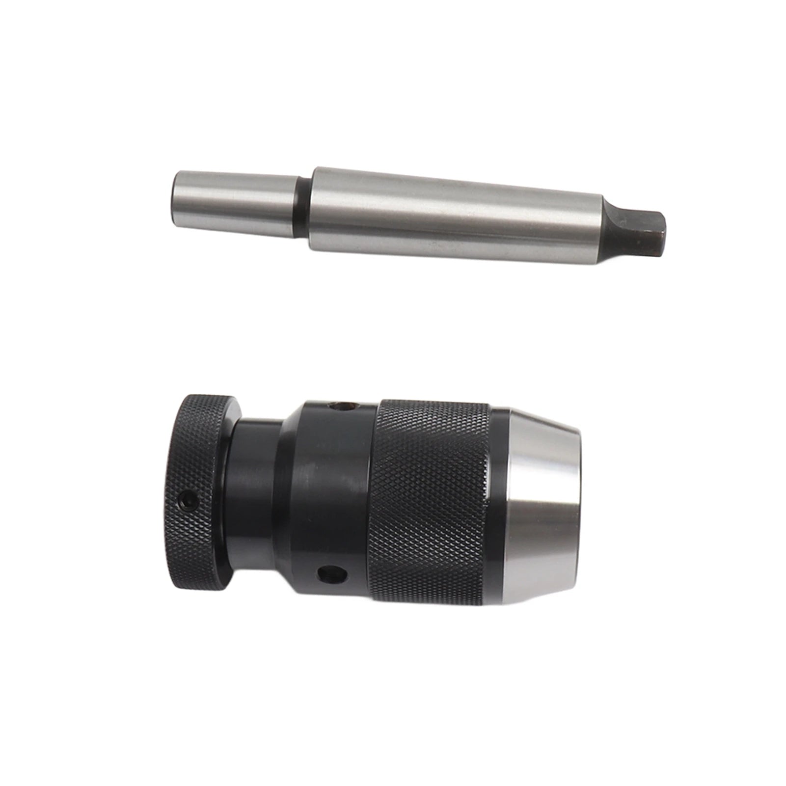 Keyless Lathe Drill Chuck 1-16mm Capacity 45# Steel Self Tighten Keyless Lathe Drill Chuck with MT3-B18 Taper Arbor Oasis Select