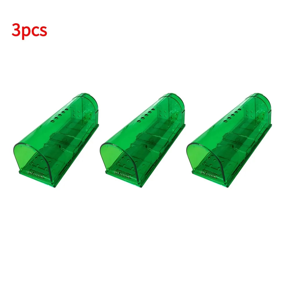 Powerful Mouse Trap Safe Pet Child Friendly Eco Non Toxic Durable Reusable Easy Setup Quick Catch Home Garage Effective Control Oasis Select 3pcs