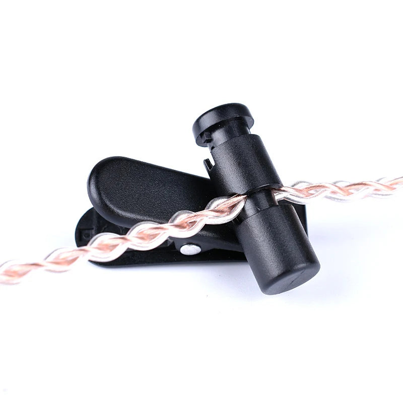 2Pcs Cable Cord Collar Headset Clamp Cable Clips Earphone Winder Accessories Oasis Select