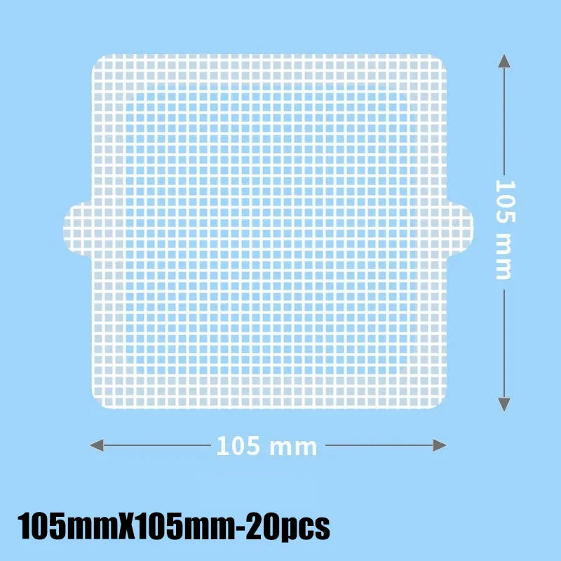 Hair filter shower drain grid insect prevention autohesion shower for bathroom items trap accessories sink bathtub fixture home Oasis Select 105mmX105mm-20pcs
