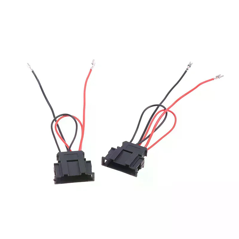 2Pcs Car Speaker Wire Harness Adaptor Replace Vehicle Connection Plug Cable Connector for Golf for Seat for Passat Oasis Select