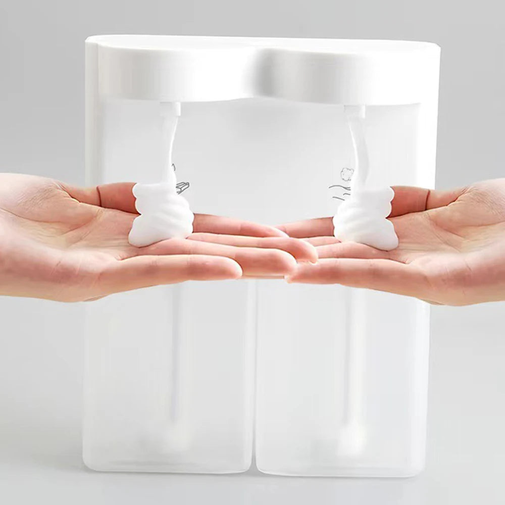 2-in-1 Touchless Foam & Liquid Soap Dispenser | Wall Mount