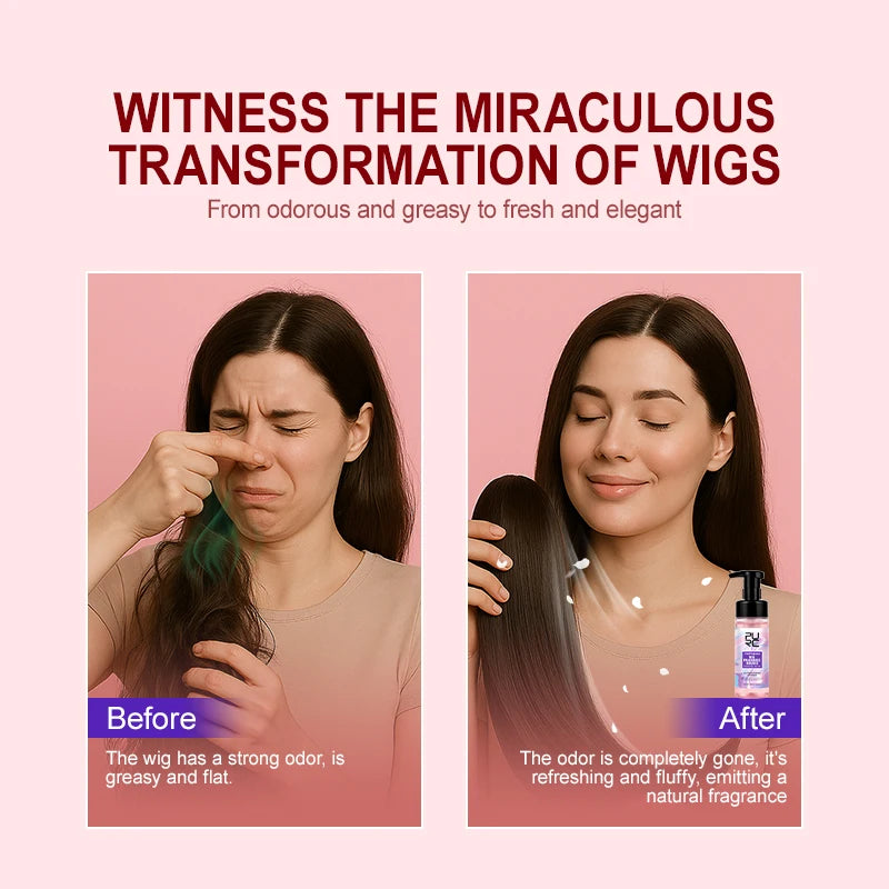 Purc Wig Fragrance Cleaning Mousse Gently Deepl Cleaning Perfuming and Deodorizing Long-Lasting Fragrance One-Stepwig Care Oasis Select