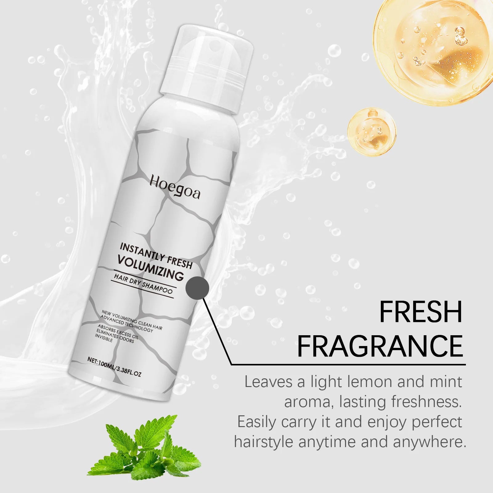 HOEGOA Dry Shampoo Spray – Oil Control, Volume & Anti-Frizz Dry Shampoo Spray Oasis Select
