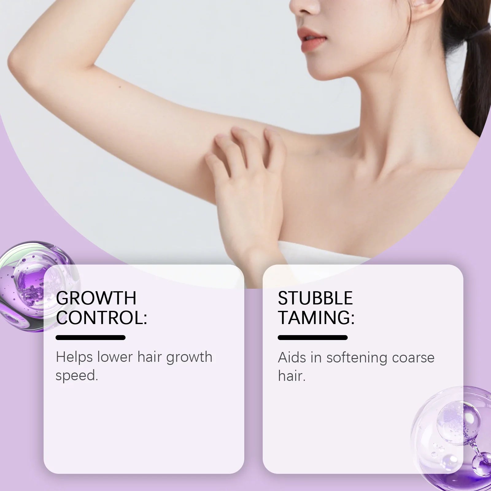 Cyperus Rotundus Skin Serum Hair Growth Inhibitor Natural Soothing Moisturizing Shrinking Pores Body Hair Removal Essence Liquid Oasis Select