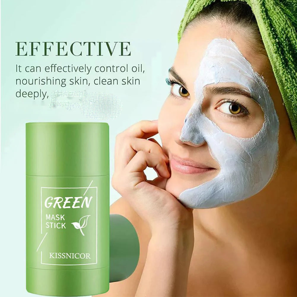 Green Tea Mask Face Clean Green Tea Cleansing Deep Moisturizing Shrink Pores Blackhead Acne Facial Korean Skin Care Oasis Select