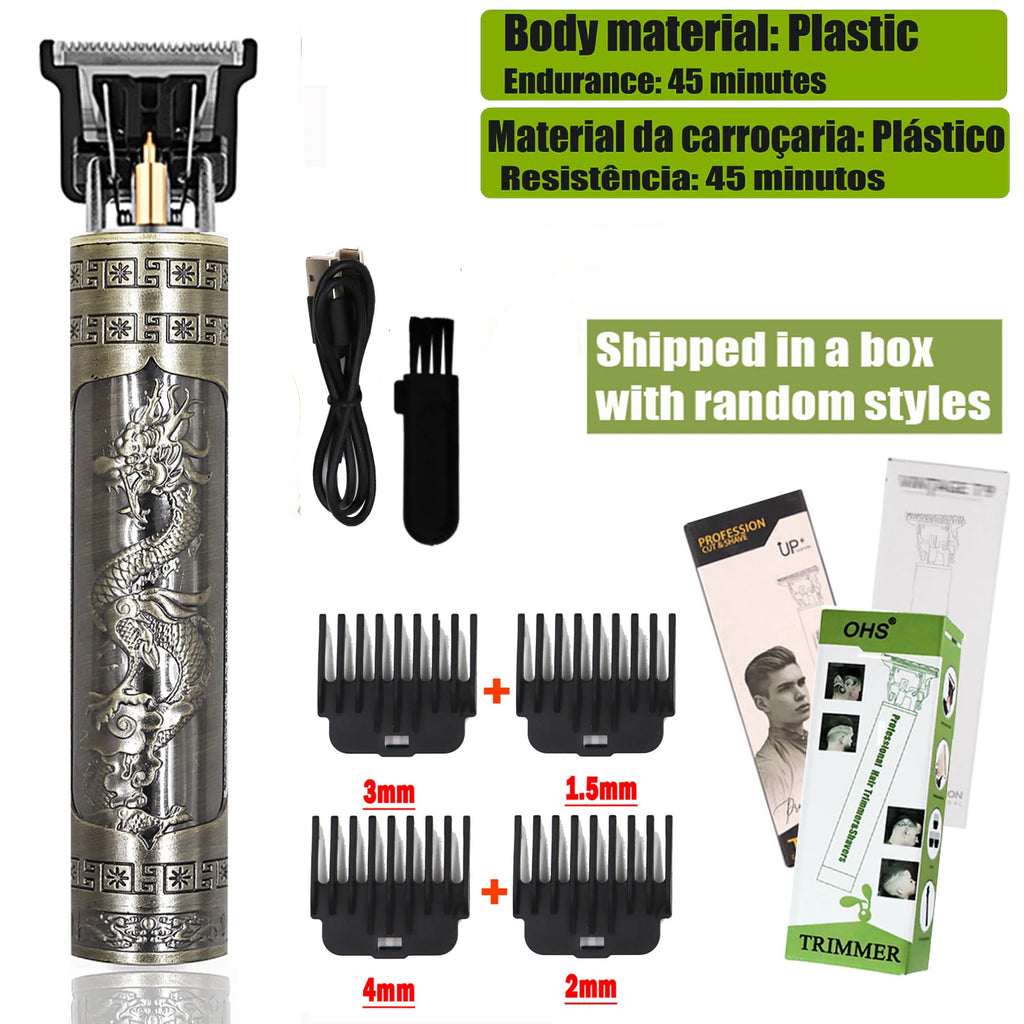 T9 Hair Clipper Repair Beard Shaving Body Hair Trimmer Clippers Electric Machine Men Haircut Machine 0mm Barber Shaver Oasis Select OHS H3 DRAGON