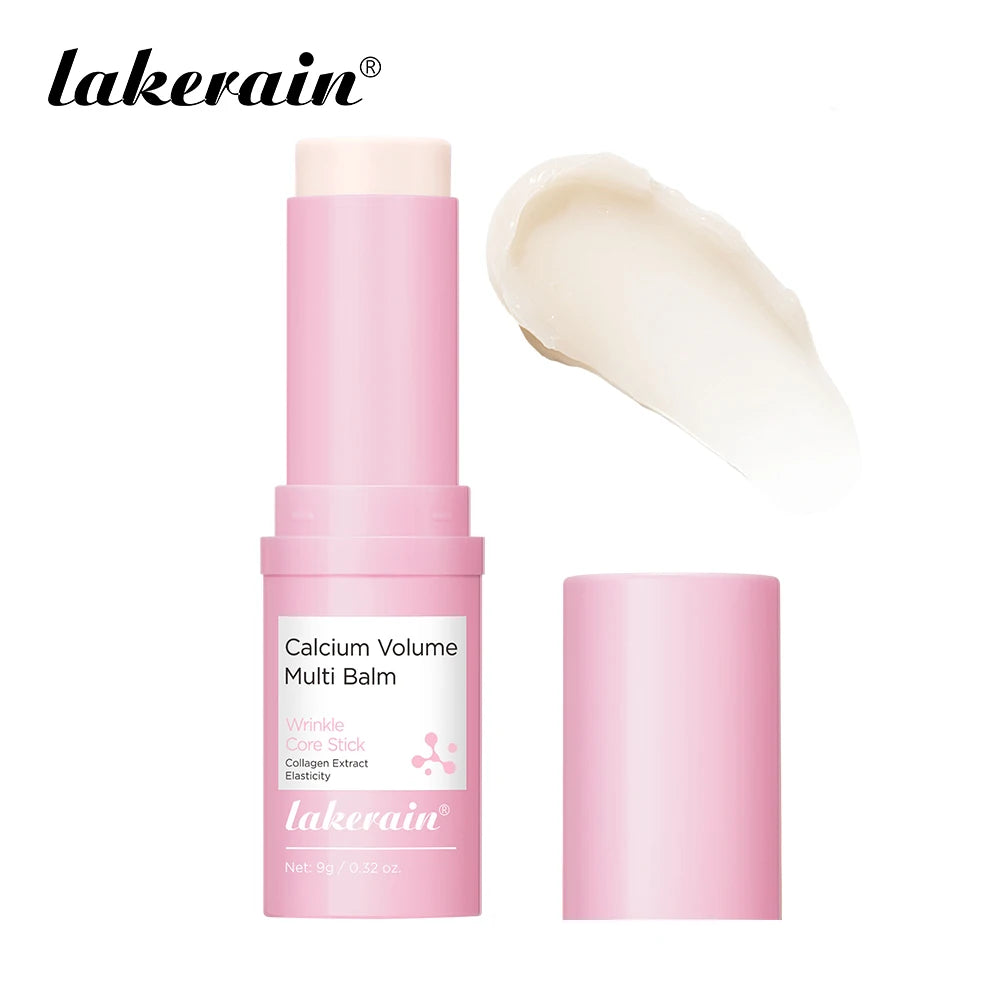 Lakerain Calcium Volume Multi Balm Improve Eye Wrinkle Cream Texture Stick Deep Moisturizing Non-Sticky Brighten Eye Skin Care Oasis Select 1 pc