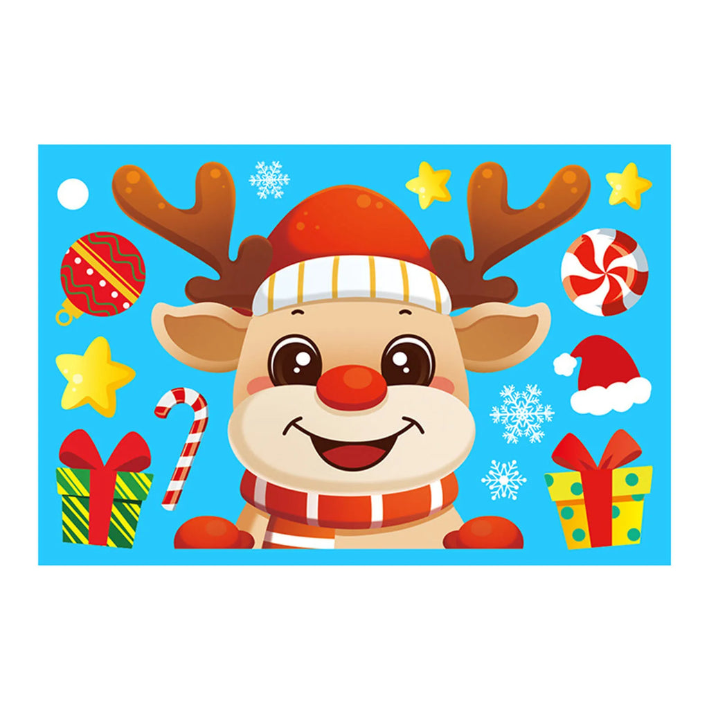 Christmas Electrostatic Window Stickers – Santa & Reindeer