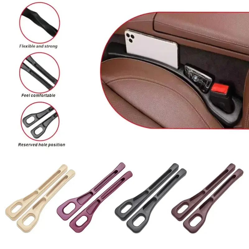 Car Seat Gap Filler Organizer Waterproof Car Seat Gap Plug Strip with 2 Grooves Seat Gap Storage Auto Interior Accessories Oasis Select