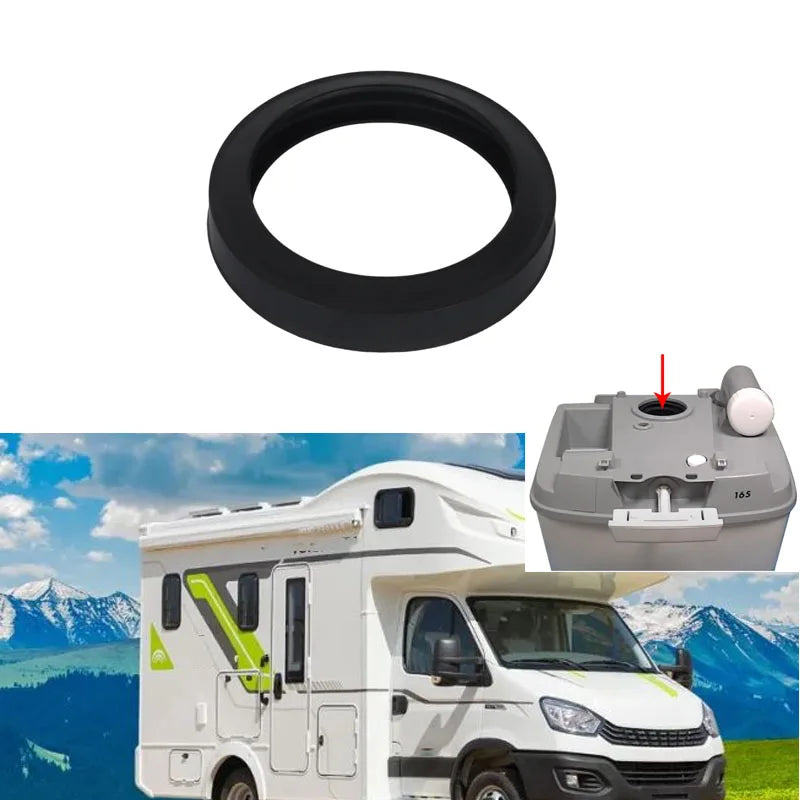 For Thetford Porta Potti Portable Toilet Lip Seal-07101 for 100/200/300/400 Series Caravan Parts Portable Toilet Lip Seal Ring Oasis Select