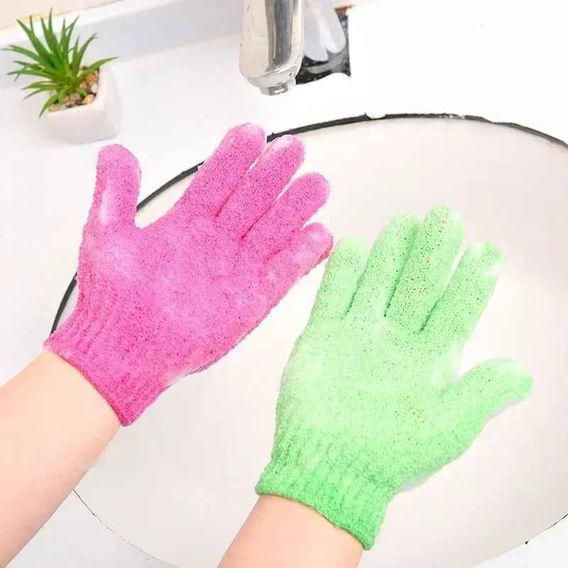 1pcs Bath for Peeling Exfoliating Mitt Glove Scrub Gloves Resistance Wash Skin Moisturizing SPA Foam Body Massage Sponge Oasis Select