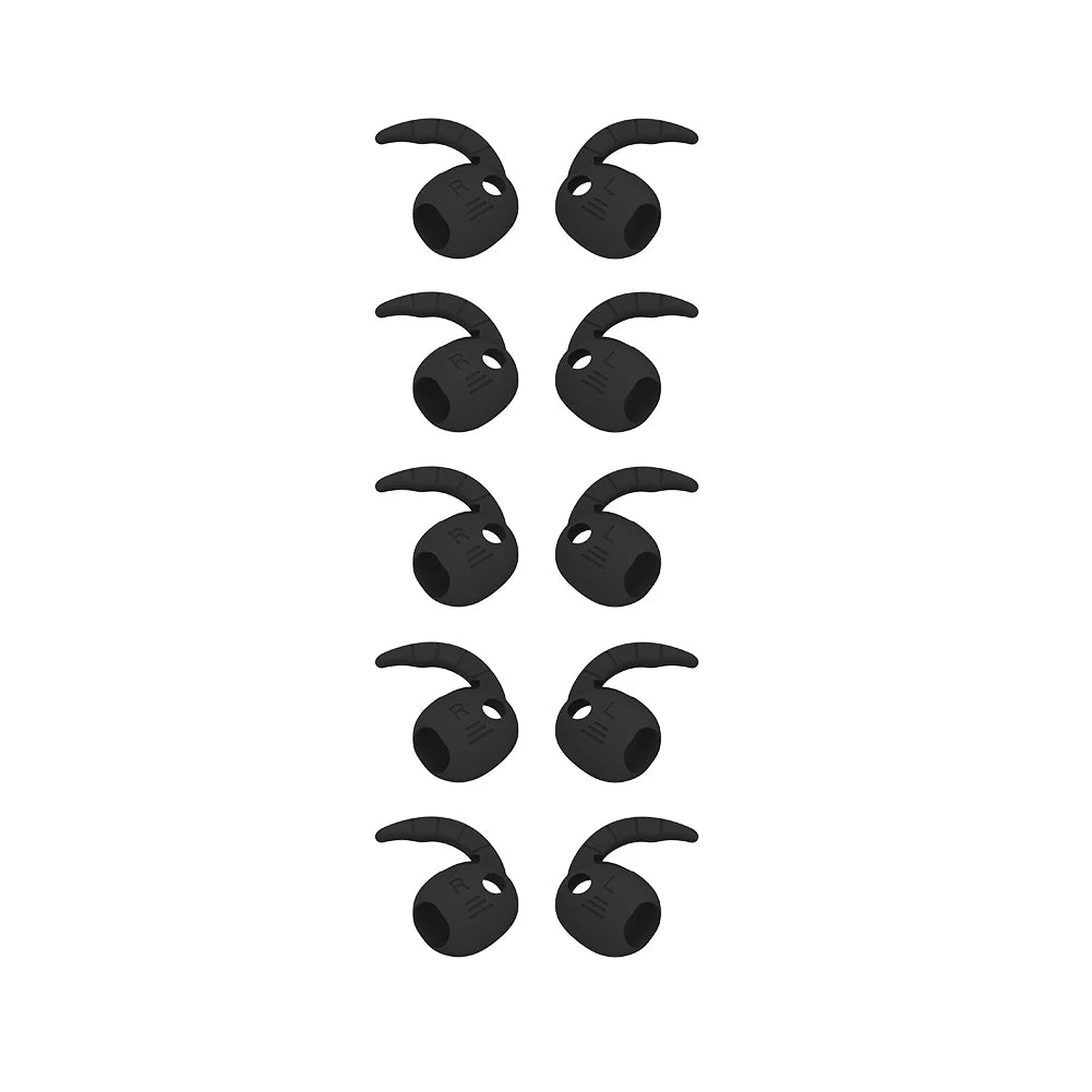 5 Pairs Silicone Eartips For Samsung Buds 4 For 4Pro Wireless Earbuds Case Cover Non-Slip Sport Earhooks Earphone Accessories Oasis Select Black
