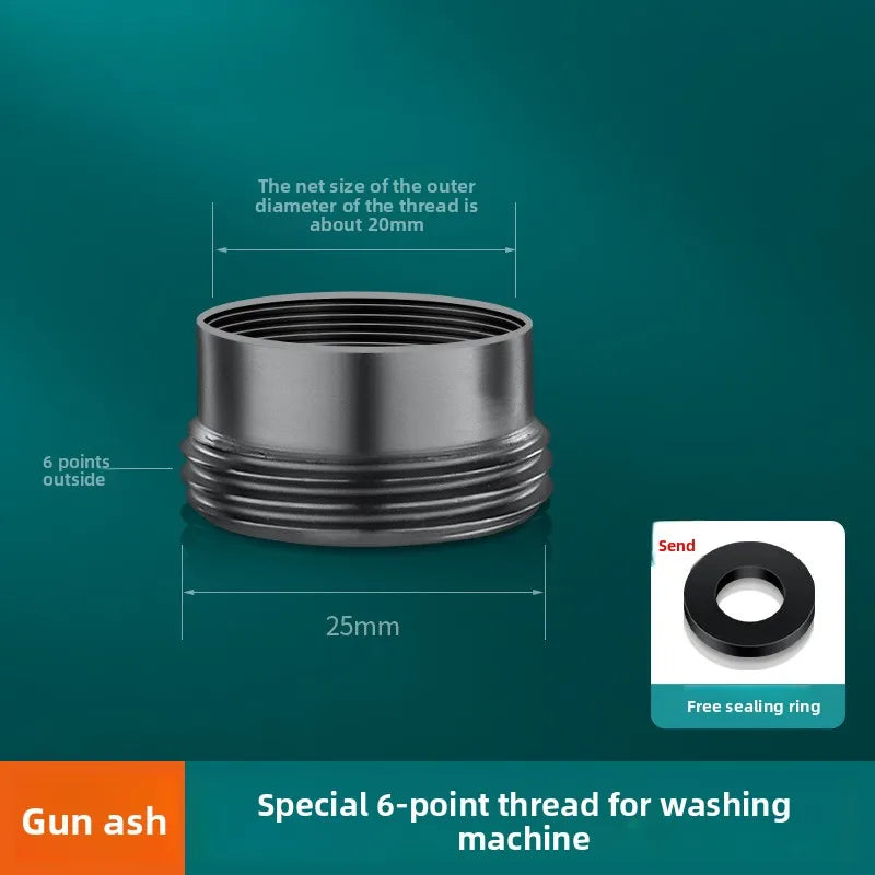 3/4" 1/2''Thread Connector Faucet Hose Tap Water Adapter Quick Connector Water Pipe Fittings Home Replacement Accessory Oasis Select K
