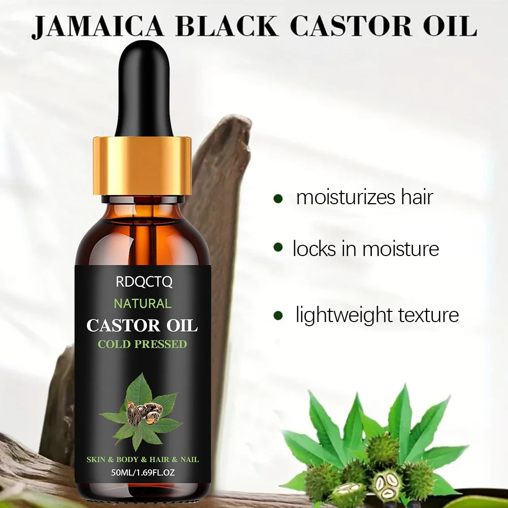 Organic Castor Oil Cold Pressed - Natural Moisturizer for DIY Skin Care & Hair Treatment Natural Carrier Oil Oasis Select