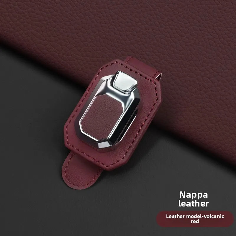 NAPPA Leather Car Sun Visor Glasses Clip – Universal Fit
