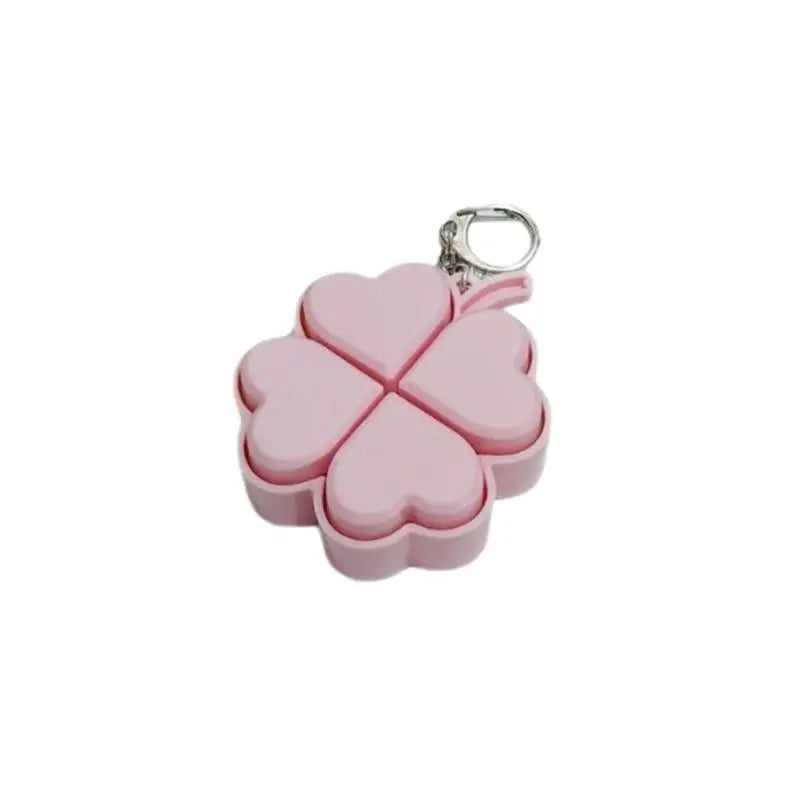 Four-Leaf Clover LED Keychain | Fidget Toy & Lucky Gift
