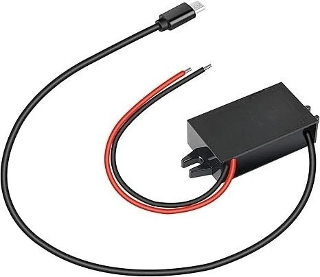 Waterproof DC/DC 24V/12V To 5V 5A 25W USB Type-C Right Angle Step Down Converter Output Buck Module Power Adapter For Dash Cams Oasis Select Single micro 24V 12V 5V 3A