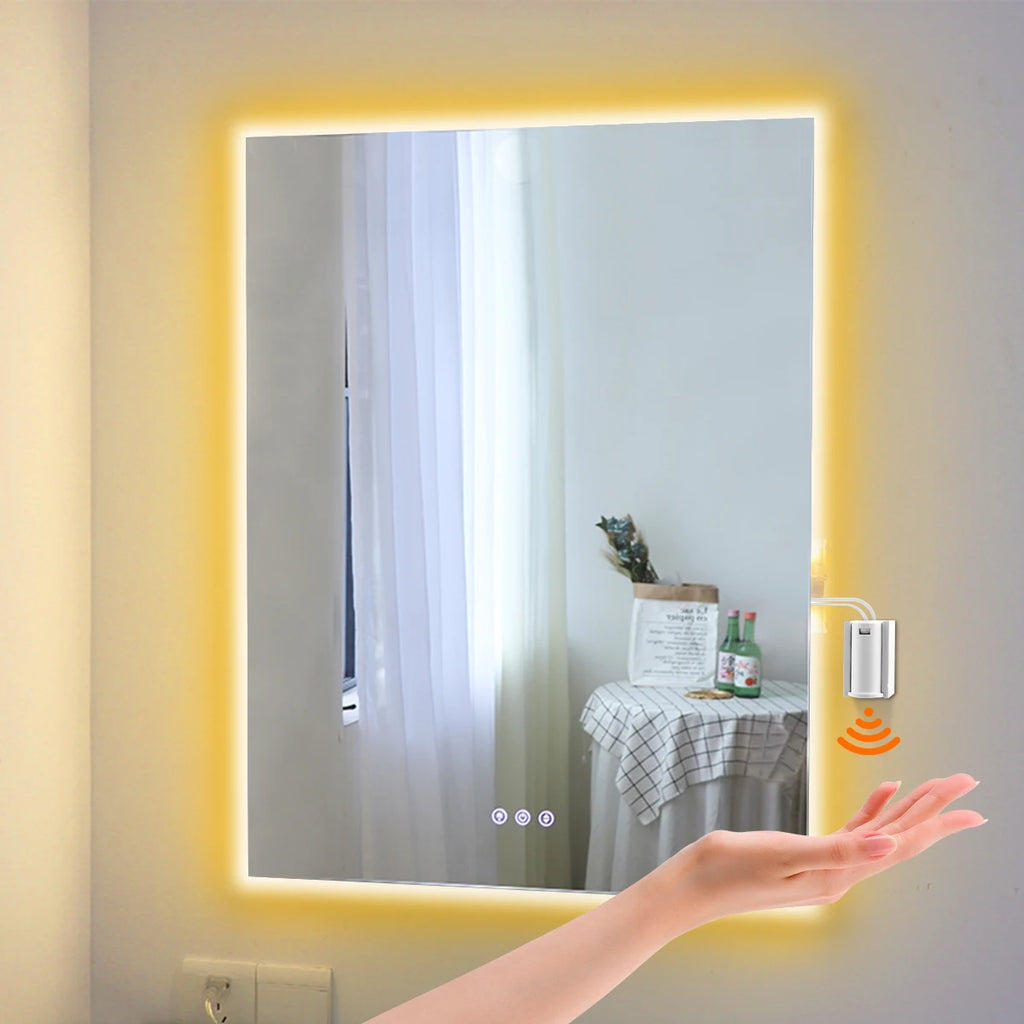 DC12V LED Strip Lights with Hand Sweep Motion Sensor 1M/2M/3M/5M Neon Tape for Cabinet Bathroom Mirror Lighting Hand Sweep Contr Oasis Select