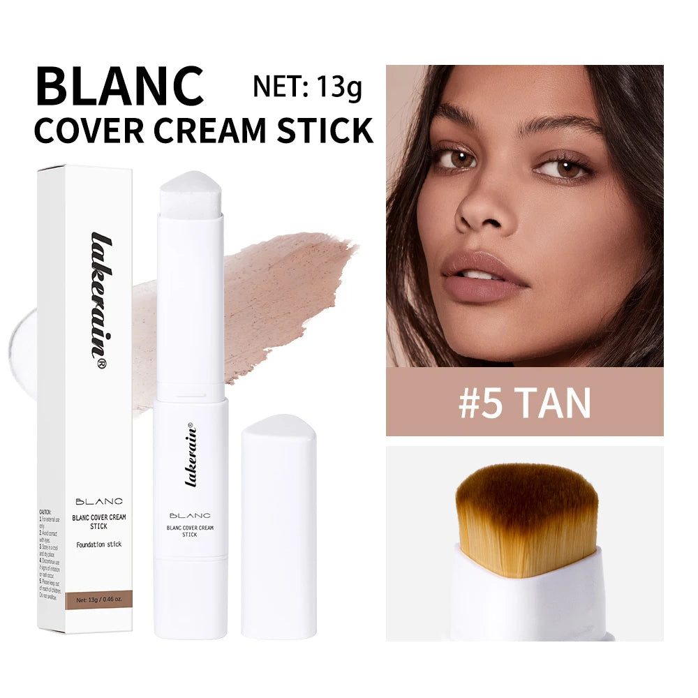 2-in-1 Color-Changing Foundation Stick Liquid Lightweight Moisturizing Brightening Foundation Color Changing For All Skin Types Oasis Select 5tan