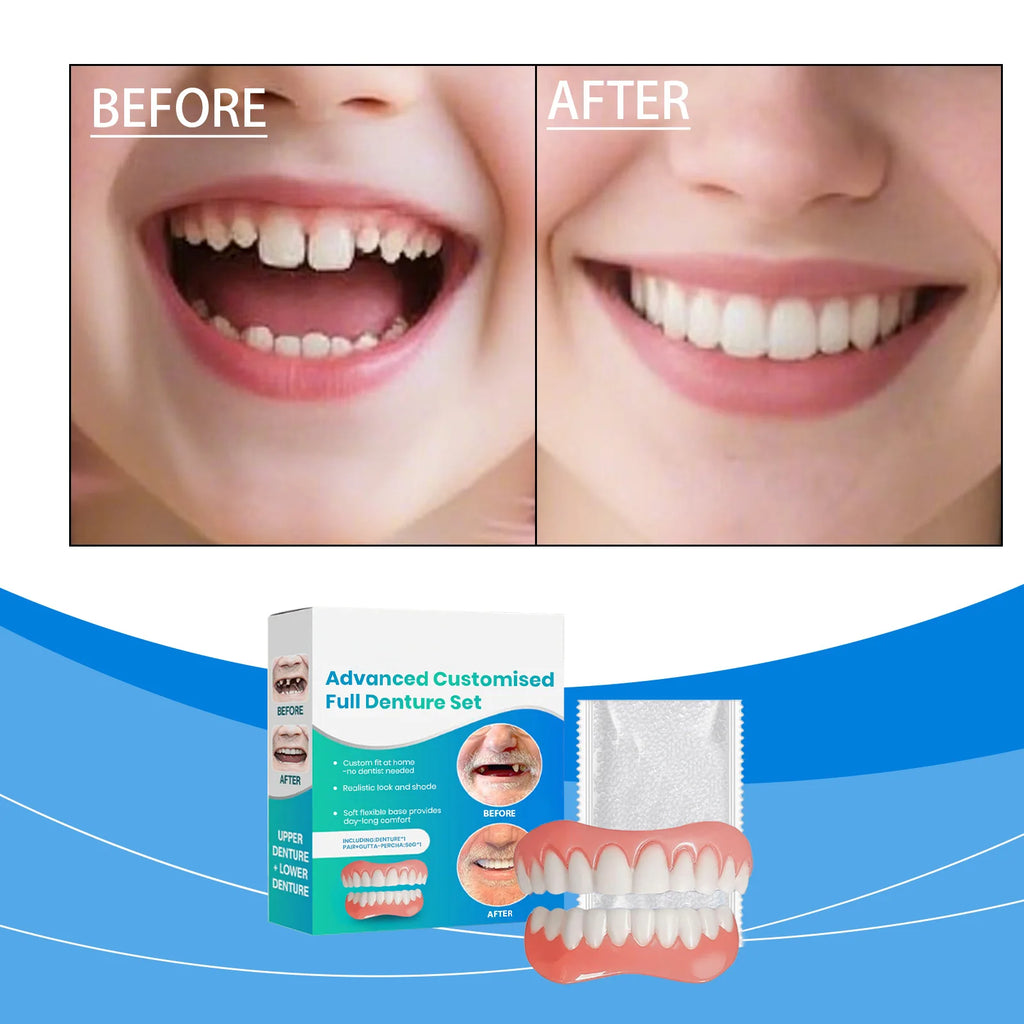Adjustable Cosmetic Teeth Veneer Set – Smile Cover Kit Cosmetic Teeth Veneer Oasis Select