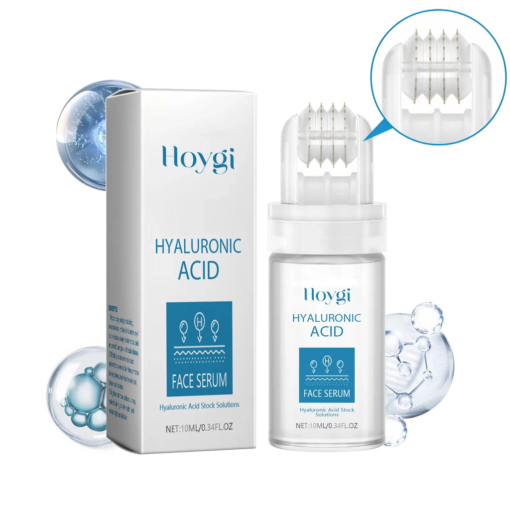 0.25mm Micro Needle Essence Hyaluronic Acid Microneedle Roller Facial Serum Hydrating Brightening Pore Refining Beauty Skin Care Oasis Select