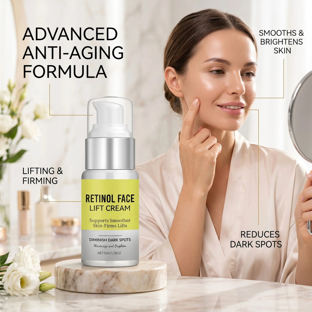 Retinol Face Cream Dark Spot Corrector Firming Lifting & Brightening Moisturizer Restores Elasticity Hydrate Repairing Skin Care Oasis Select