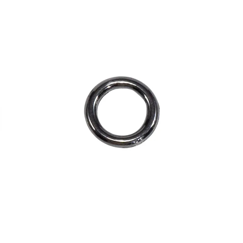 50pcs 9mm Mix Color Soldered Closed Jump Rings Small O Ring Connector for DIY Bracelet Necklace Craft Jewelry Making Oasis Select Gun Black 1.7X9mm