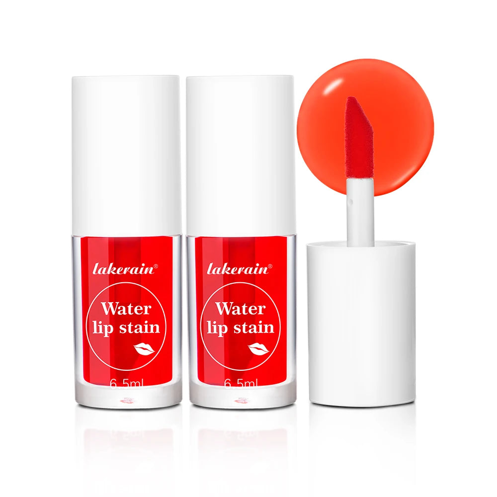 Lakerian Water Lip Stain Moisturizing Lip Glaze Long Lasting Lip Ink Face Lip Dual Purpose Waterproof Liquid Cosmetics Makeup Oasis Select 5x2 piece
