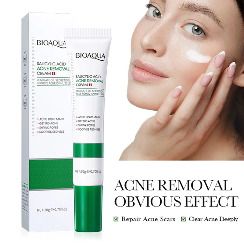 BIOAQUA Salicylic Acid Acne Face Cream – Blackhead & Mark Repair Acne Treatment Cream Oasis Select Default Title