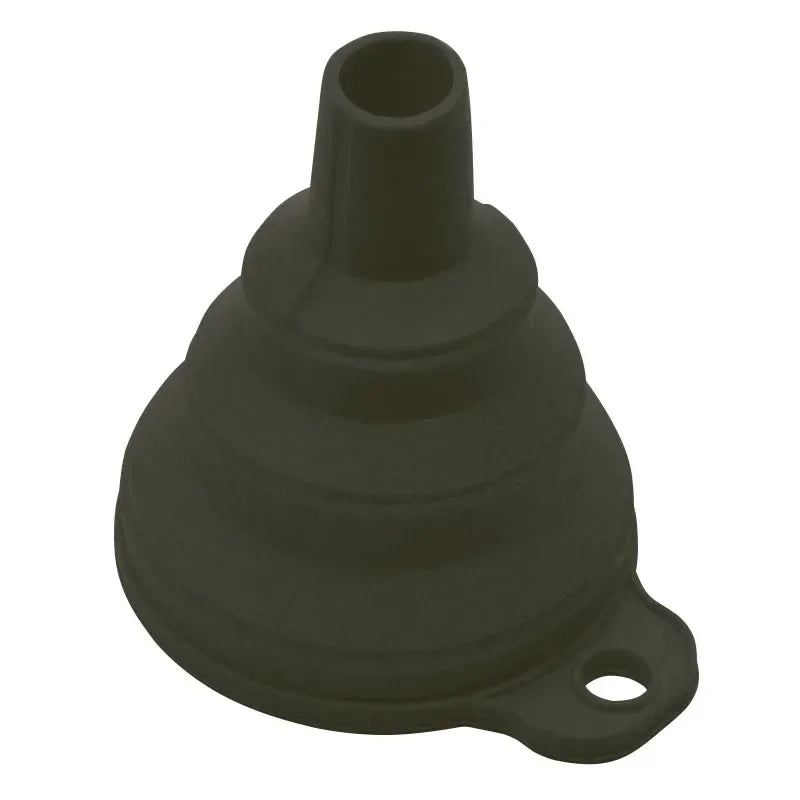 Silicone Collapsible Foldable Funnel Household Kitchen Cooking Tools Portable Wine Mini Portable Oil Pot Funnel Oasis Select black1pc