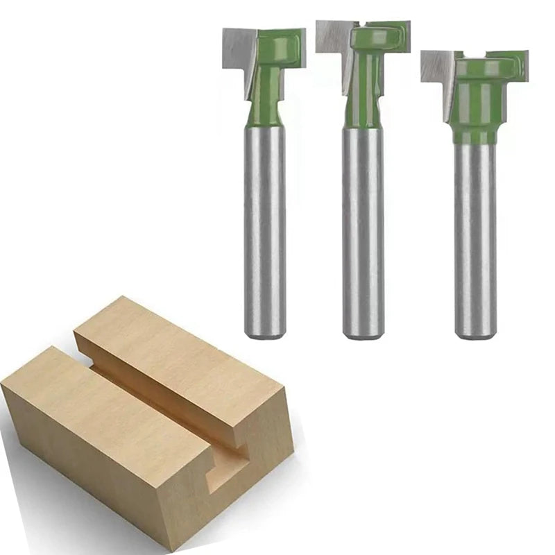 Keyhole Router Bits Set, 6 Pcs Router Bit Set 1/4&5/16&3/8&9/16&1/2&5/8 Inch Blade Diameter Oasis Select