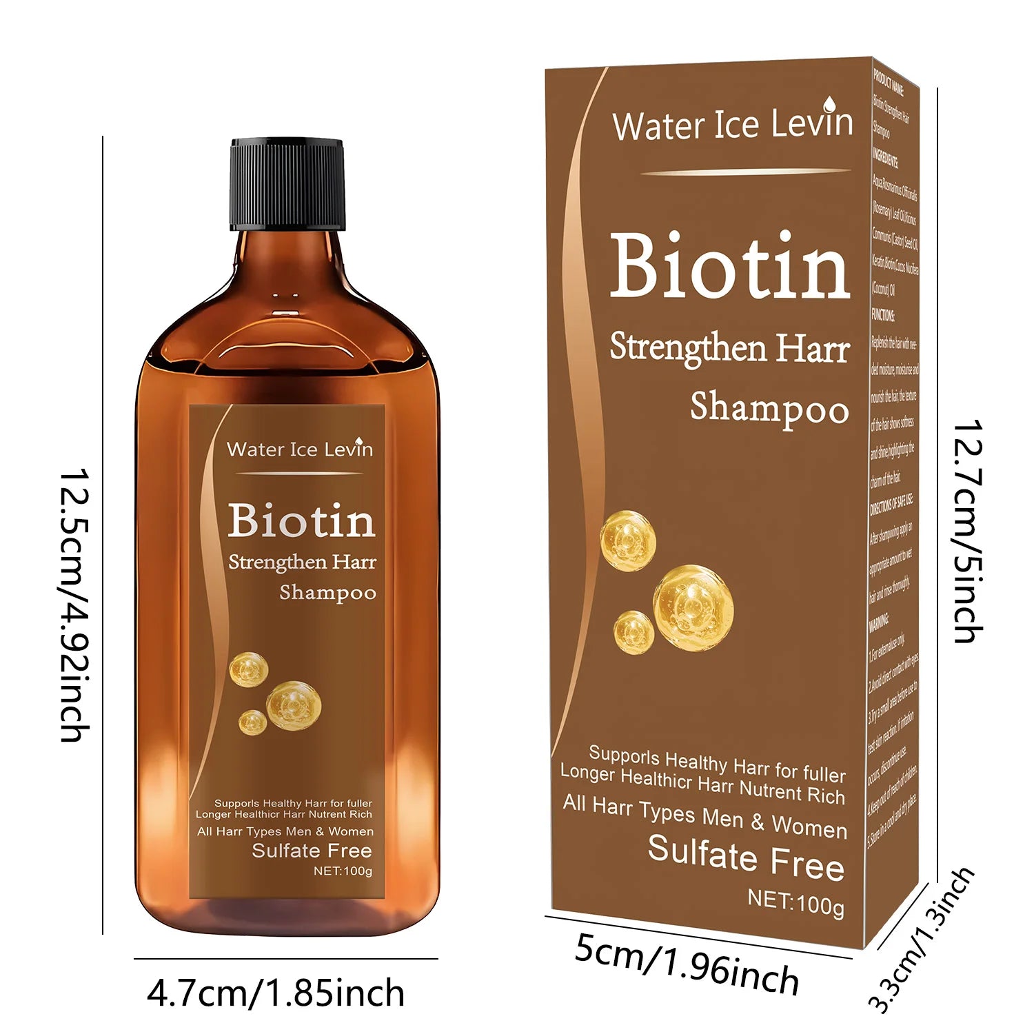 Biotin hair Growth shampoo anti-hair loss treatment for men and women rapid thickening and re-oil beauty health Oasis Select