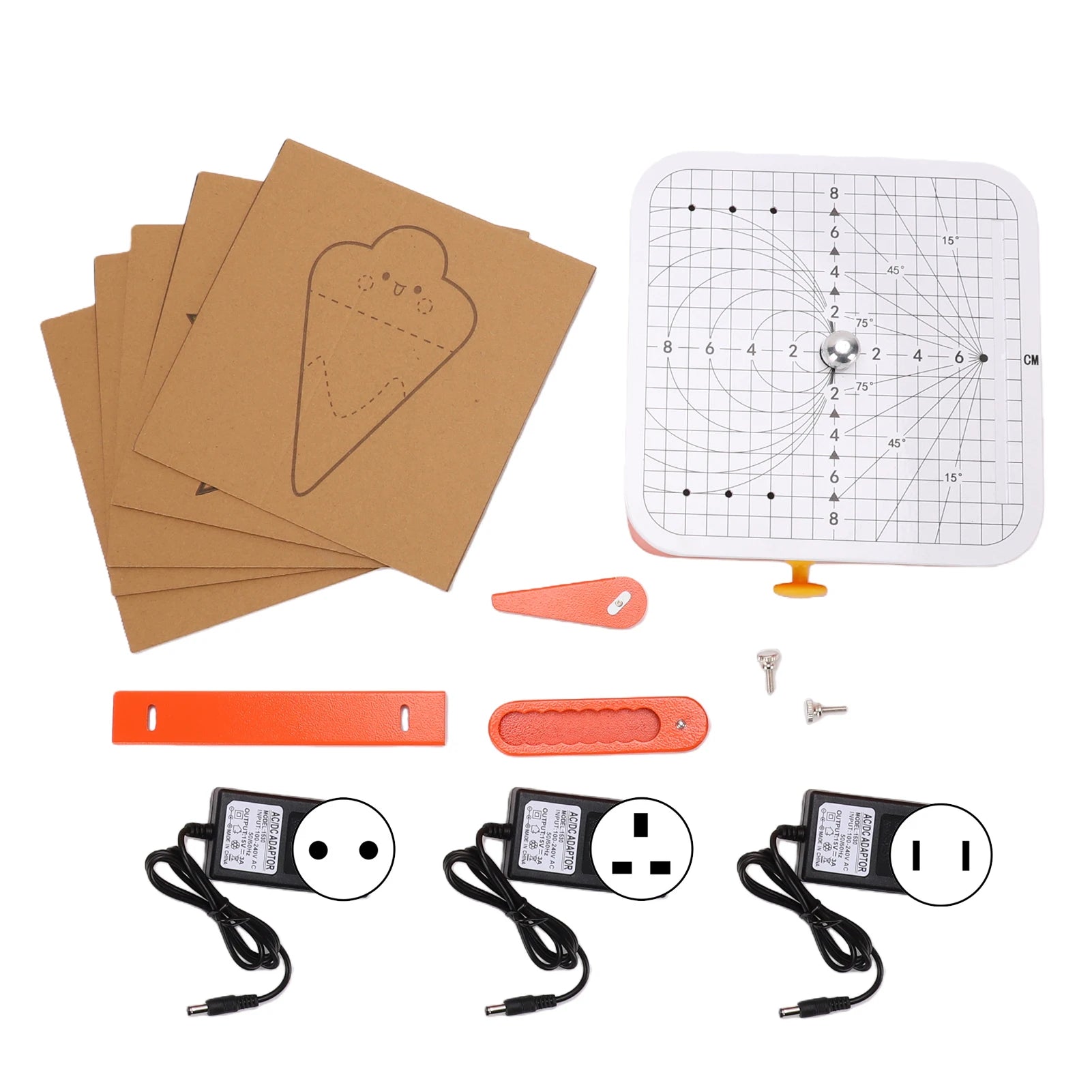 Home Craft Tool Electric Cardboard Cutter Safe Craft Cutting Tool Paper Cutting Machine for Home and Classroom Art Activities Oasis Select